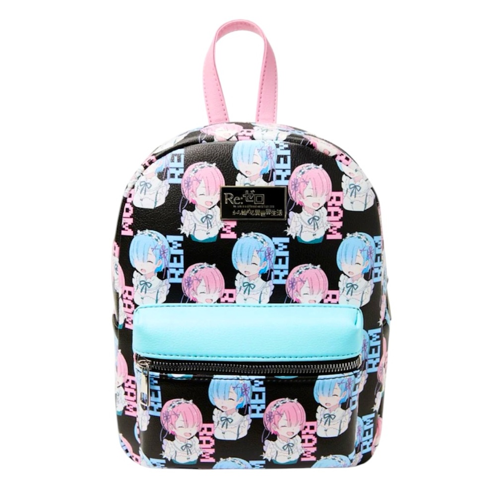 Re:Zero Rem & Ram Anime Mini Backpack - NWT